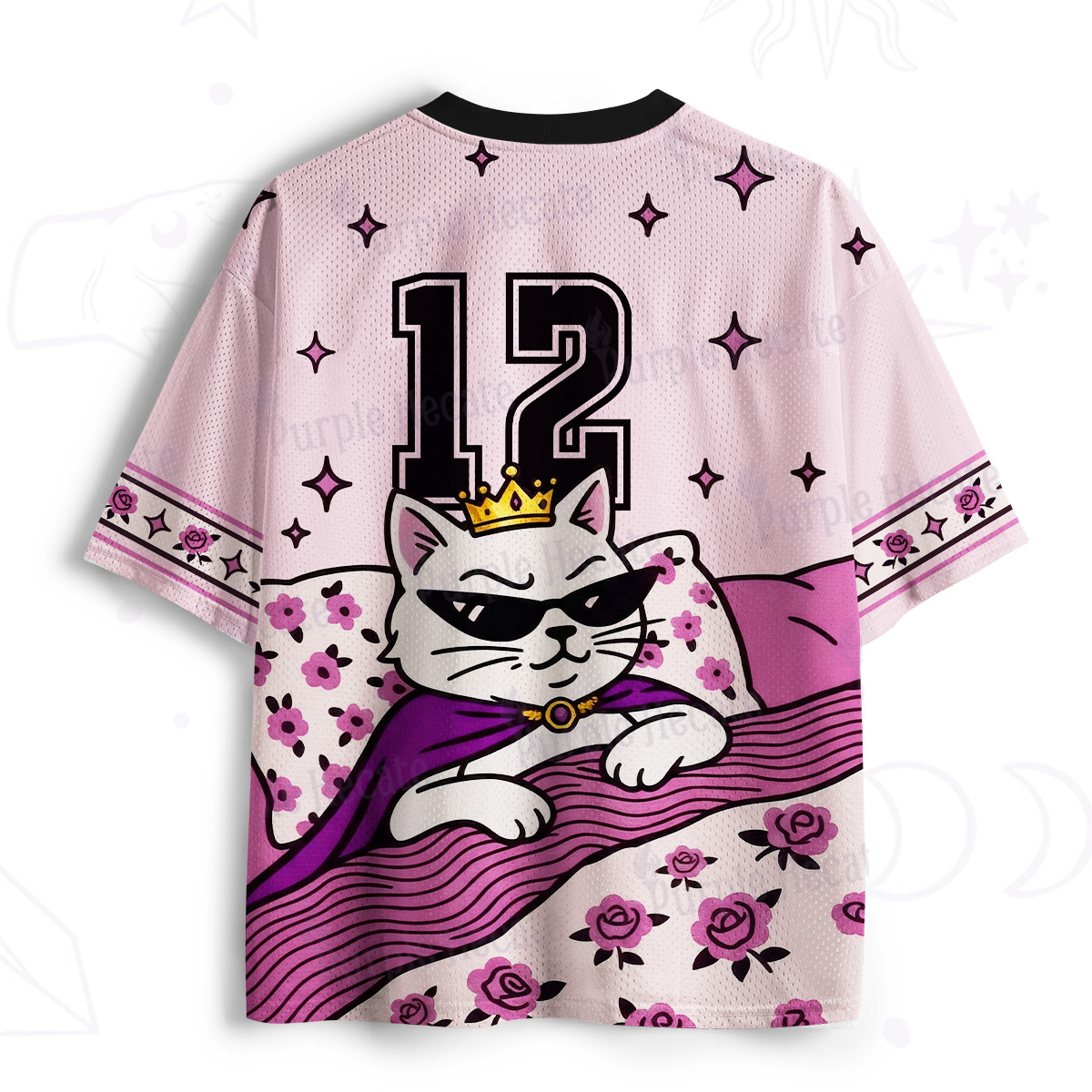 Purplehecate Rest Queen U Deserve It Mesh Jersey