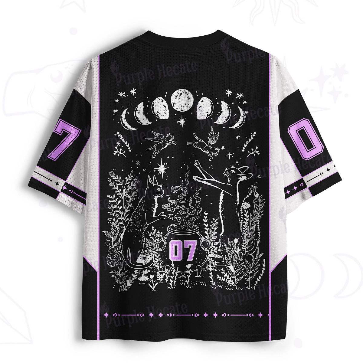 Purplehecate Celestial Cat Mesh Jersey