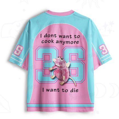 Purplehecate I Don’t Want to Cook Anymore Mesh Jersey