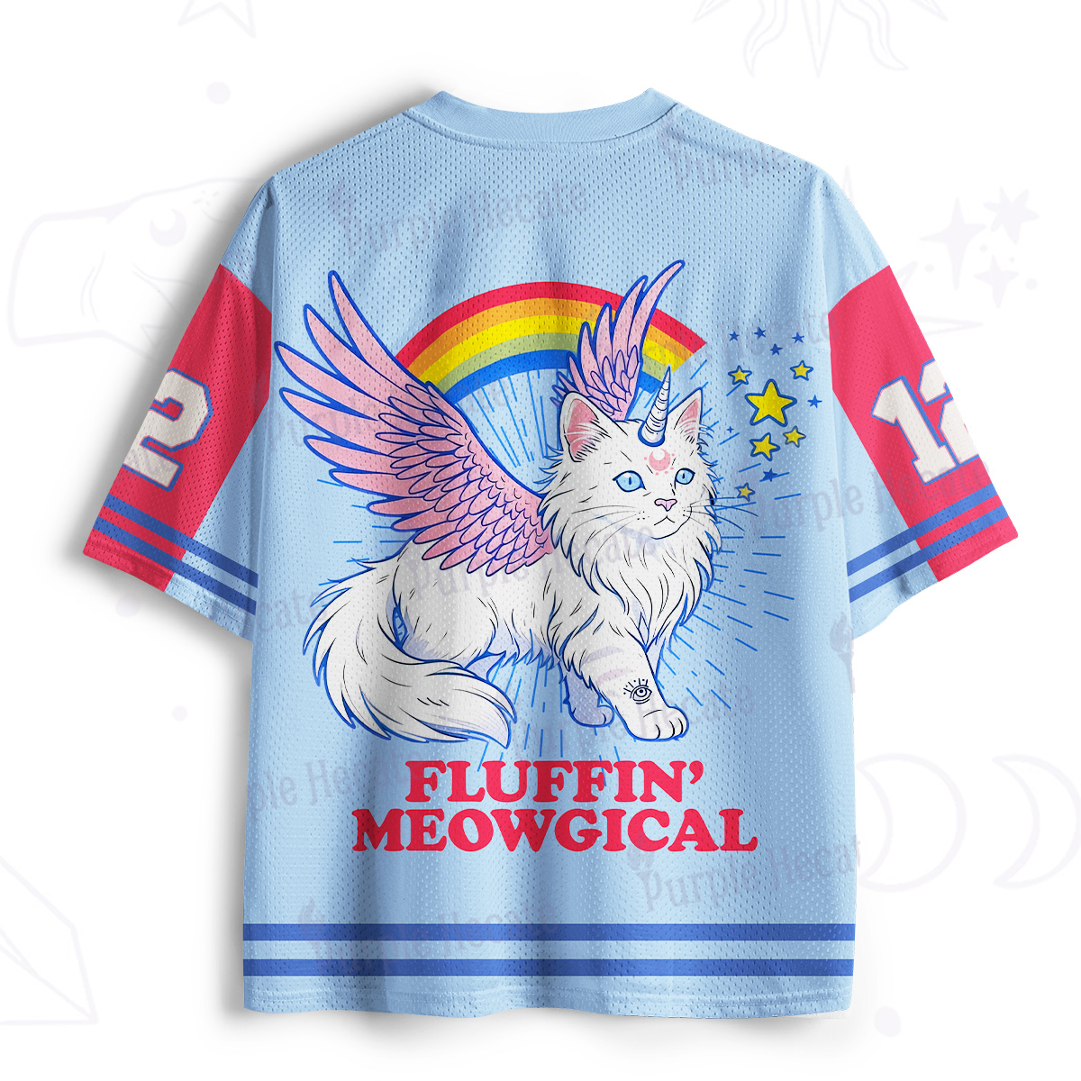 Purplehecate Fluffin Meowgical Mesh Jersey