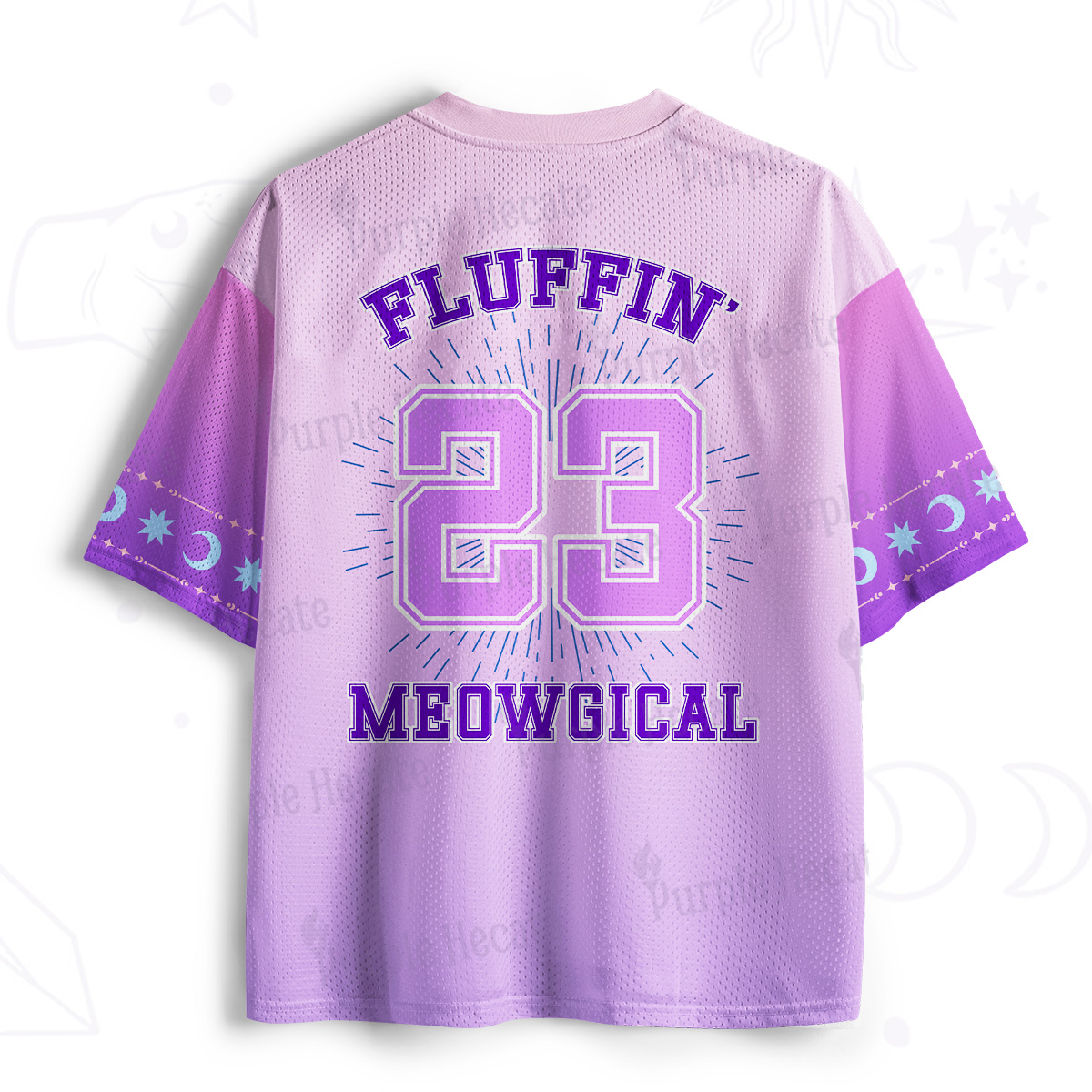 Purplehecate Fluffin Meowgical Mesh Jersey