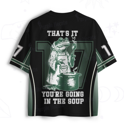 Purplehecate That's It You're Going in the Soup Mesh Jersey