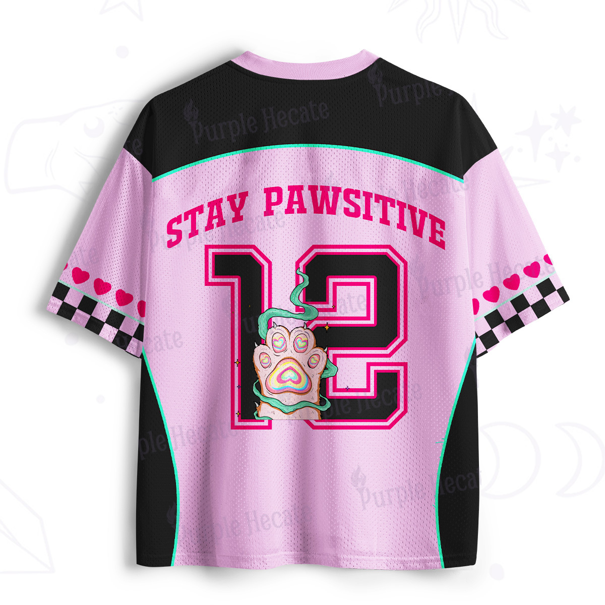 Purplehecate Stay Pawsitive Mesh Jersey
