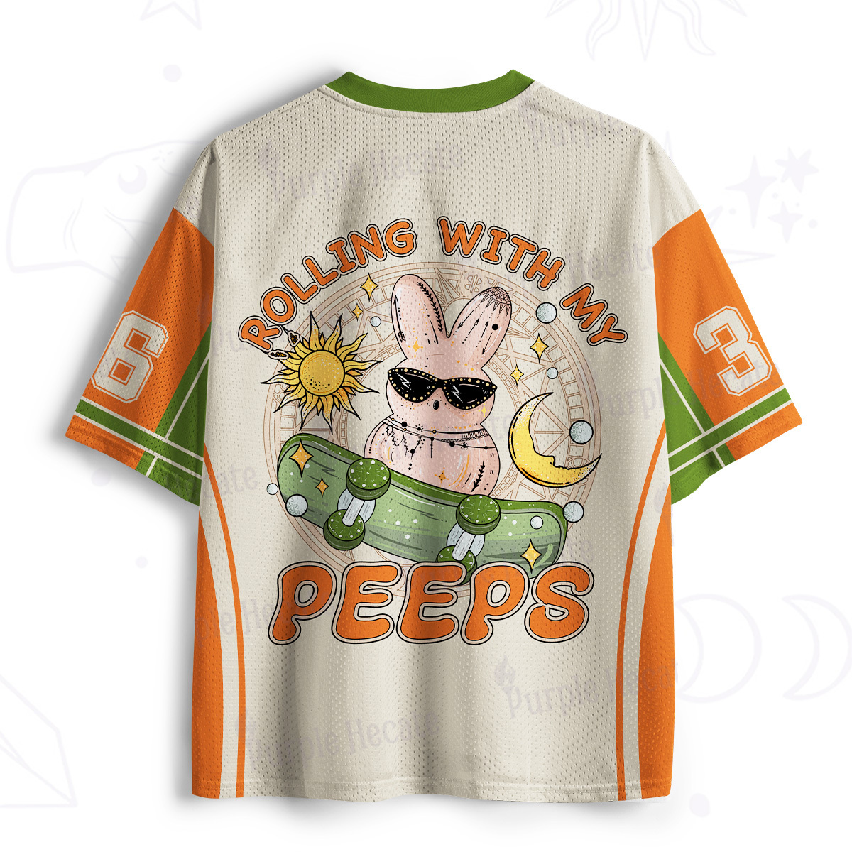 Purplehecate Rolling With My Peeps Mesh Jersey