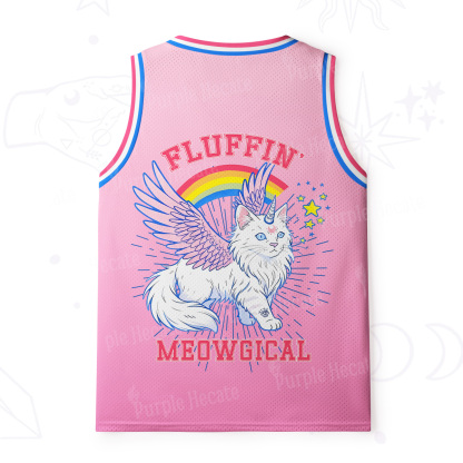 Purplehecate Fluffin Meowgical Mesh Jersey Tank Top