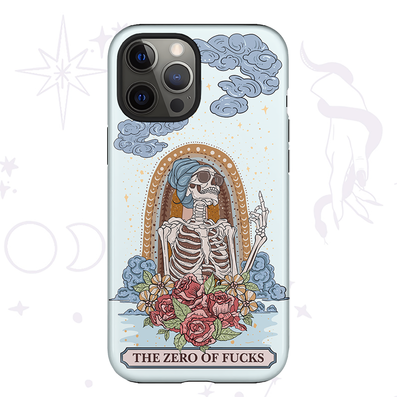 Purplehecate The Zero Of Fucks Phone Case