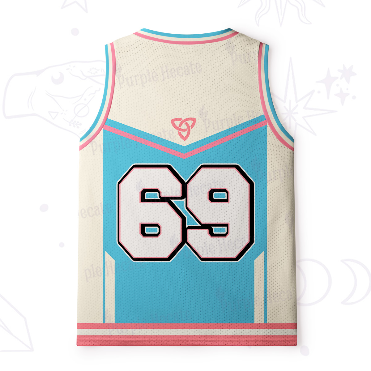 Purplehecate Stay Weird Mesh Jersey Tank Top