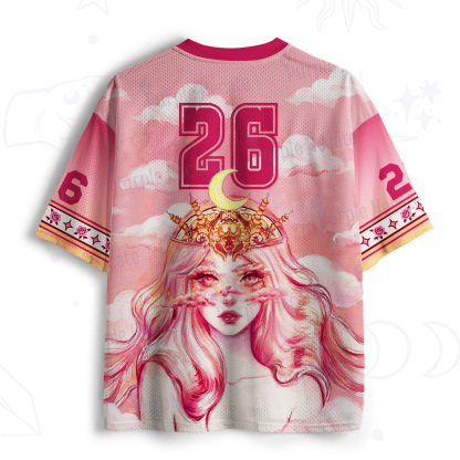 Purplehecate Pink Moon Goddess Witchy Mesh Jersey