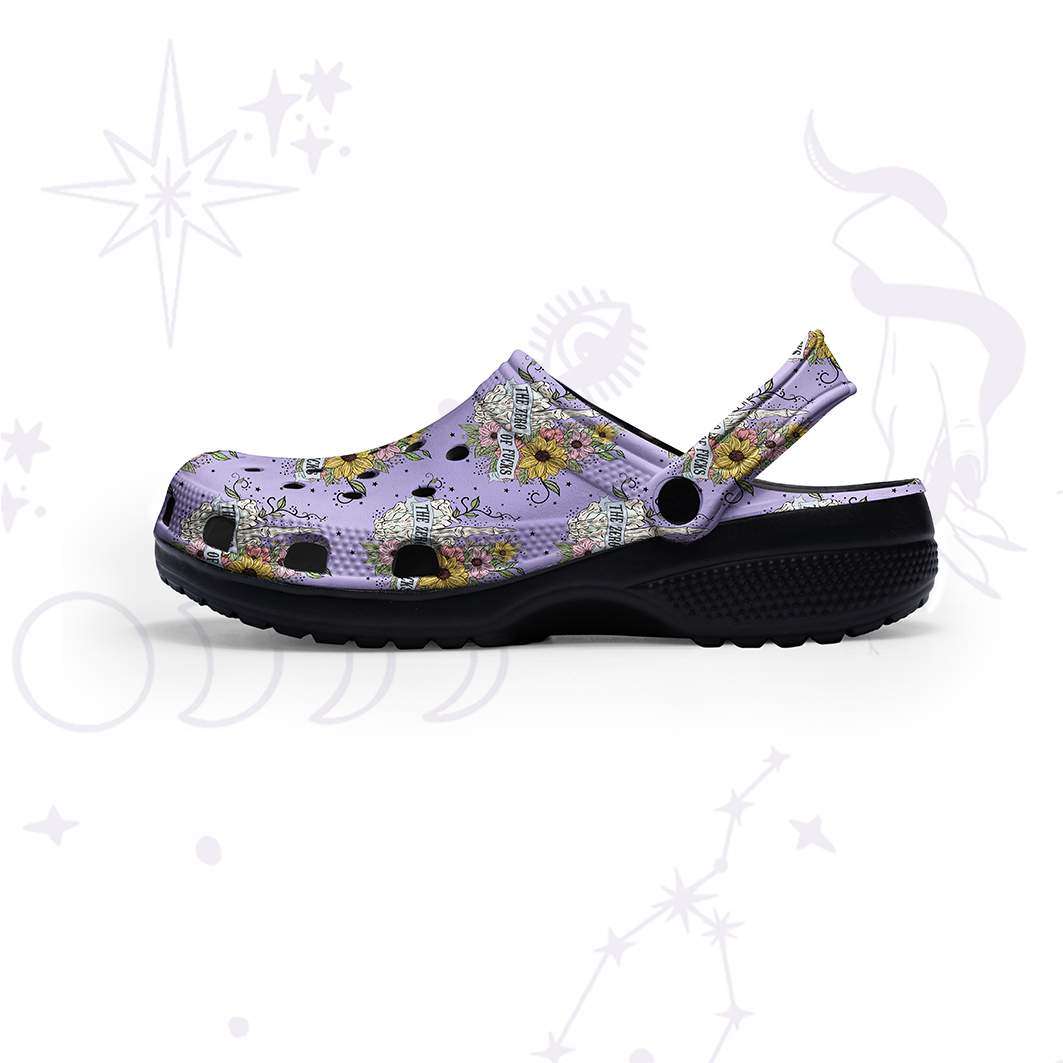 Purplehecate The Zero Of Fucks Rubber Clogs