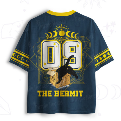 Purplehecate The Cardboard Hermit Cat Mesh Jersey