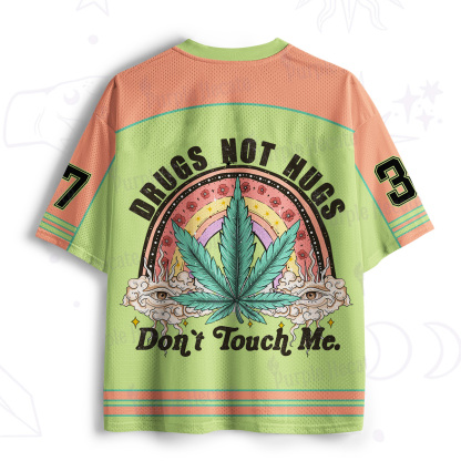 Purplehecate Drugs Not Hugs Mesh Jersey