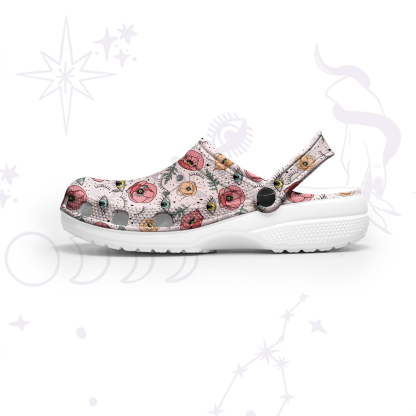 Purplehecate The Bee's Knees Rubber Clogs