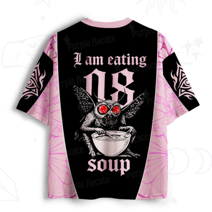 Purplehecate Mothman Eating Soup Mesh Jersey