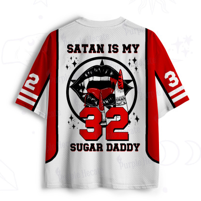 Purplehecate Satan Is My Sugar Daddy Mesh Jersey