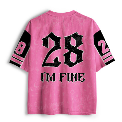 Purplehecate I'm Fine Mesh Jersey