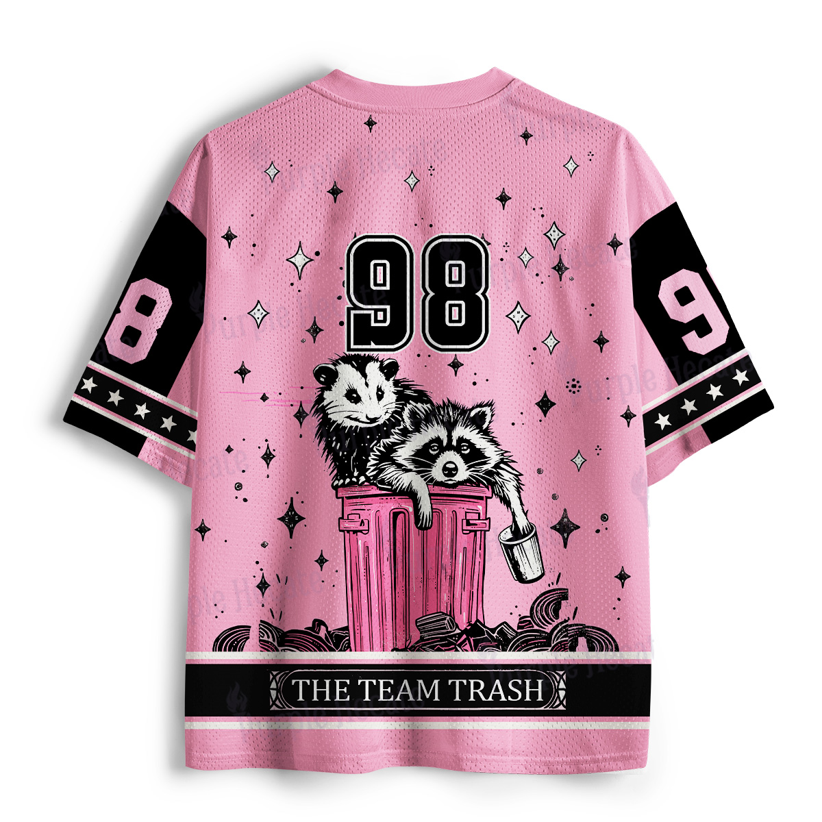 Purplehecate The Team Trash Raccoon & Possum Mesh Jersey