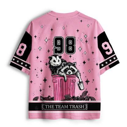 Purplehecate The Team Trash Raccoon & Possum Mesh Jersey