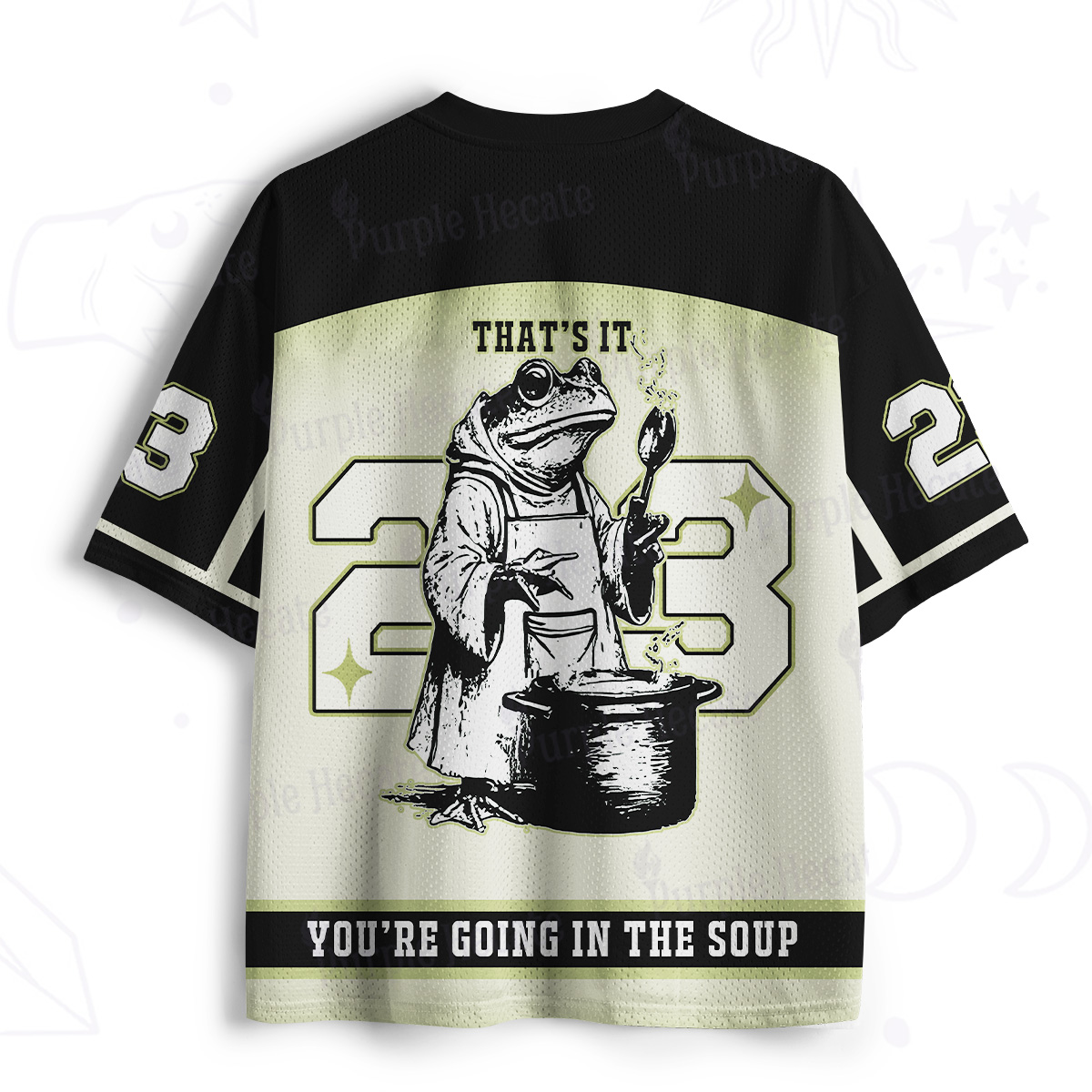 Purplehecate That's It You're Going in the Soup Mesh Jersey