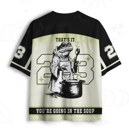 Purplehecate That's It You're Going in the Soup Mesh Jersey