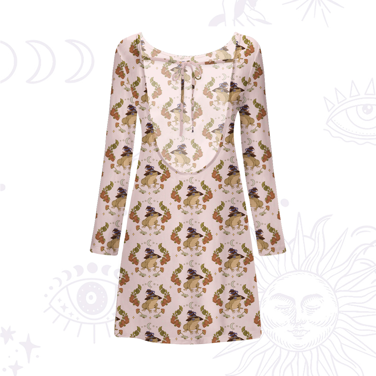 Purplehecate The Frog Beachwear Cover-Up Dress