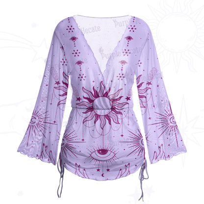 Purplehecate Solar Oracle Mesh Cover Up Dress