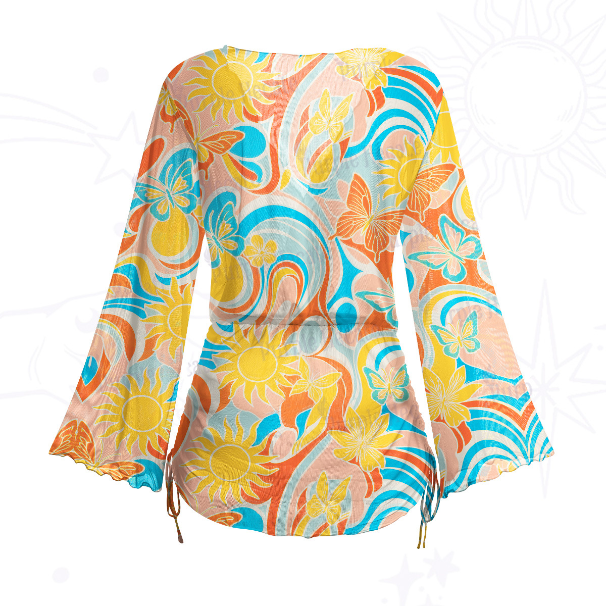 Purplehecate Summer Sanctuary Mesh Cover Up Dress