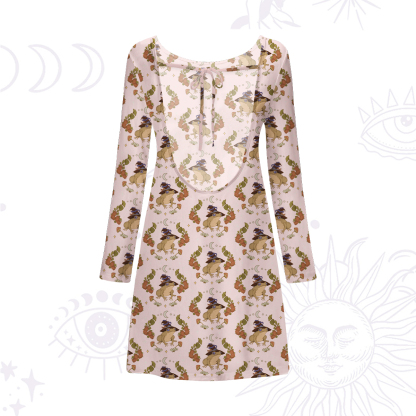 Purplehecate The Frog Beachwear Cover-Up Dress