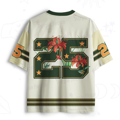 Purplehecate Vintage Floral 25 Mesh Jersey