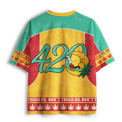 Purplehecate 420 Vibes Don’t Touch My Weed Mesh Jersey