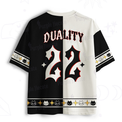 Purplehecate Hypnotic Cat Mesh Jersey