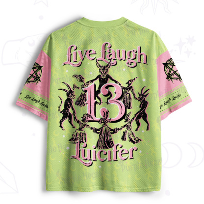 Purplehecate Live Laugh Lucifer Mesh Jersey