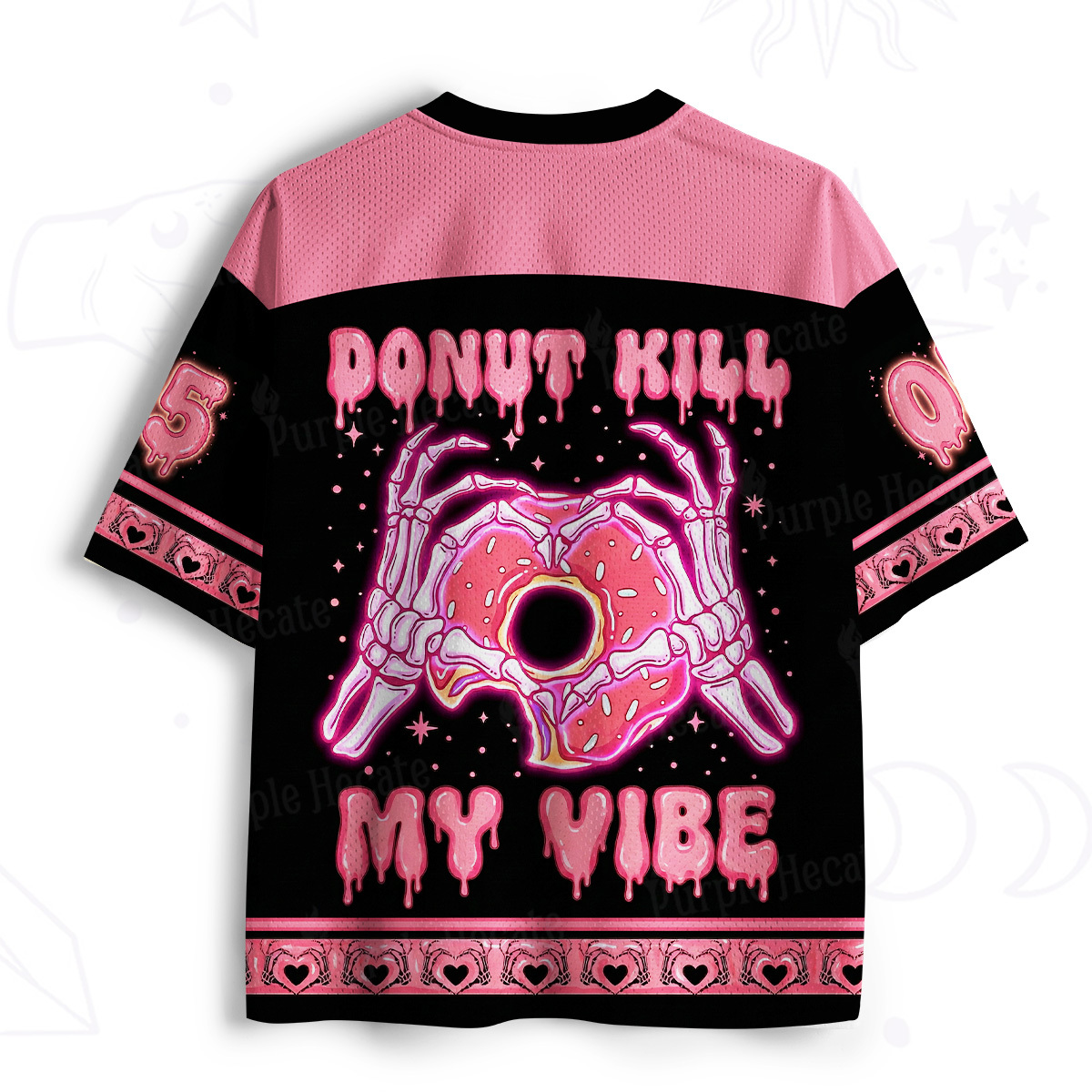 Purplehecate Donut Kill My Vibe Mesh Jersey
