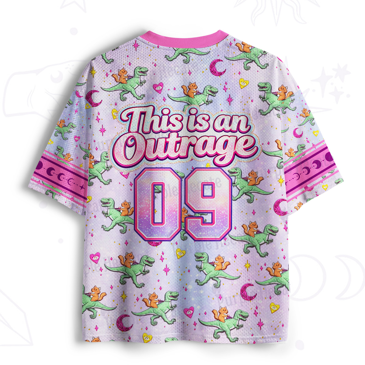 Purplehecate This is an Outrage Mesh Jersey