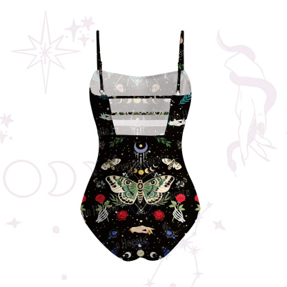 Purplehecate Moonlight Metamorphosis Slim-Strap Swimsuit
