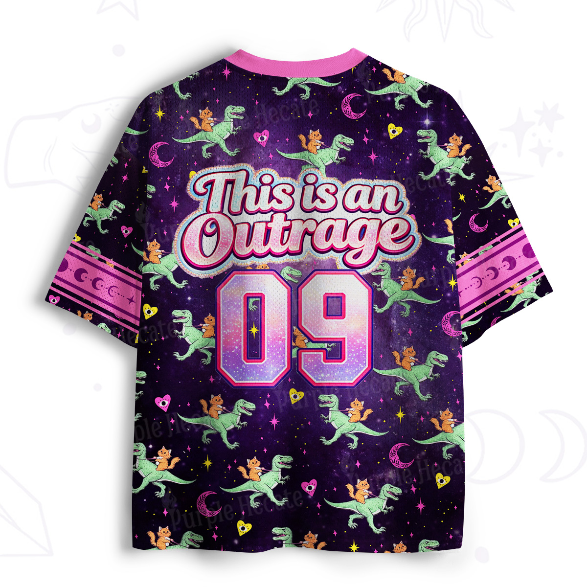 Purplehecate This is an Outrage Mesh Jersey