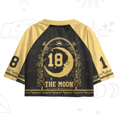 Purplehecate The Moon Crop Jersey Top