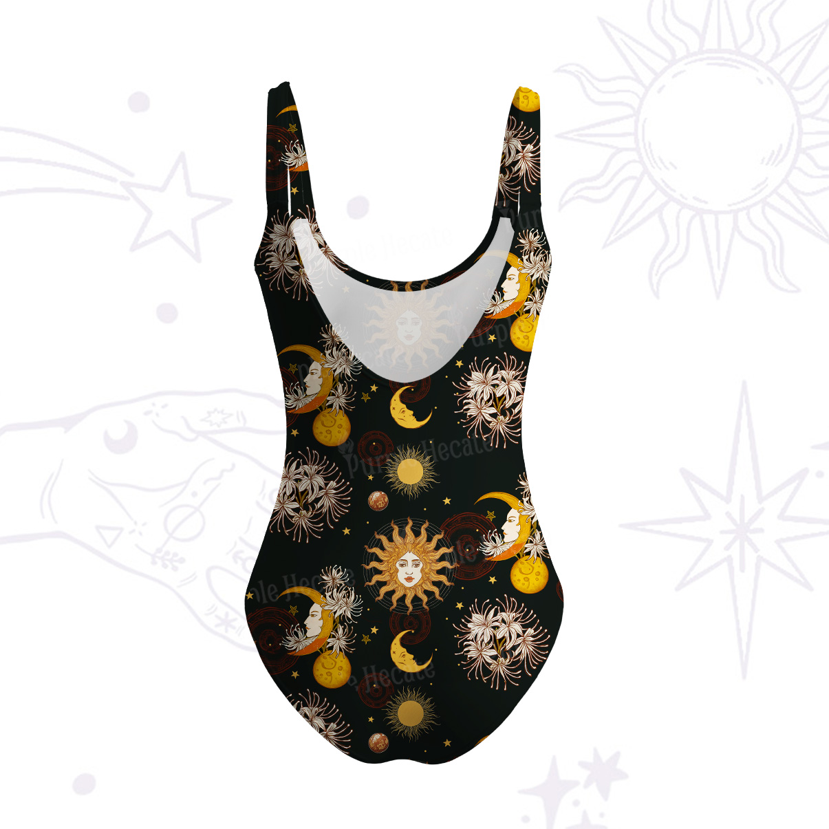 Purplehecate Stellar Symphony Tank One Piece Swimsuit