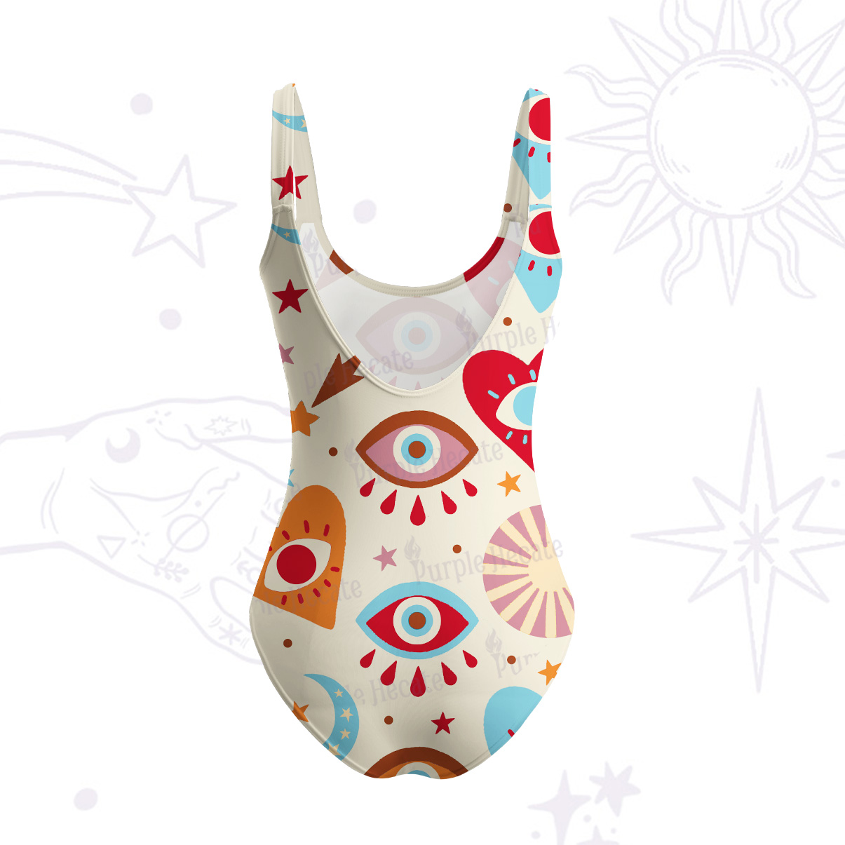 Purplehecate The Enchanted Eye of Love Tank One Piece Swimsuit