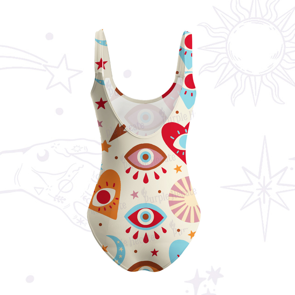 Purplehecate The Enchanted Eye of Love Tank One Piece Swimsuit