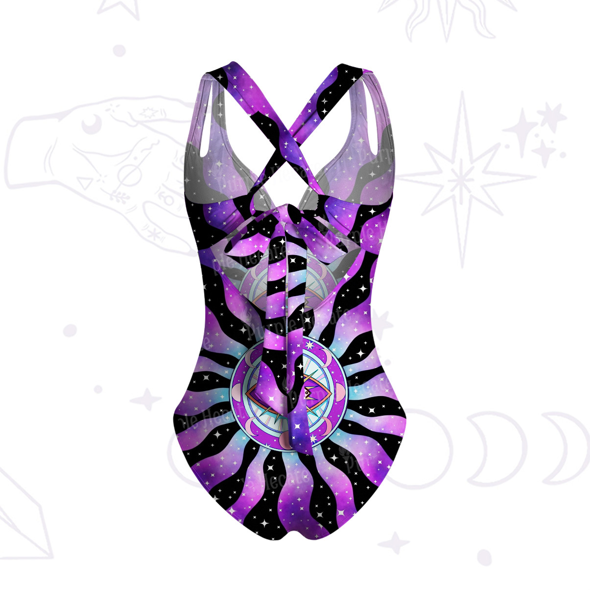 Purplehecate Mystic Eye Energy One-Piece Swimsuit