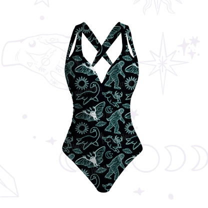 Purplehecate Cryptid One-Piece Swimsuit