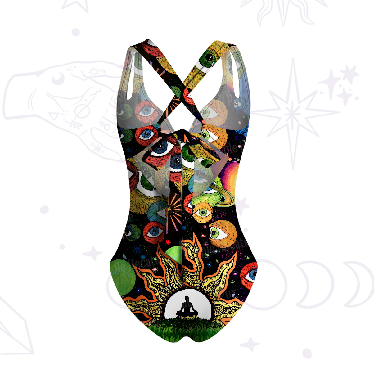 Purplehecate Inner Vision One-Piece Swimsuit