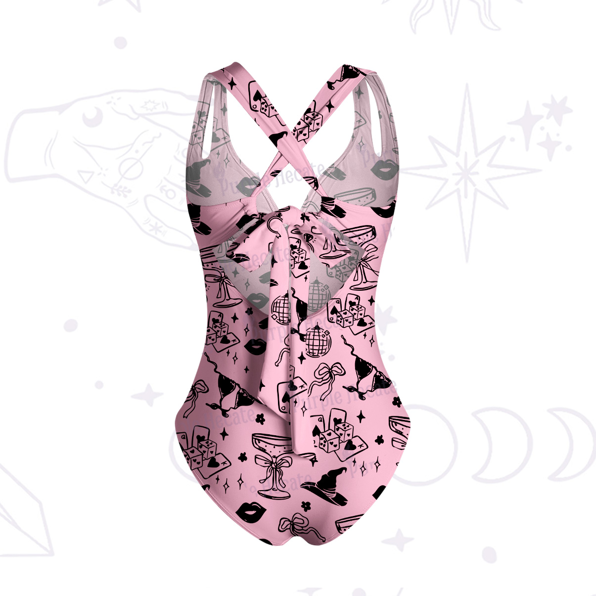 Purplehecate Witch’s Night Out One-Piece Swimsuit