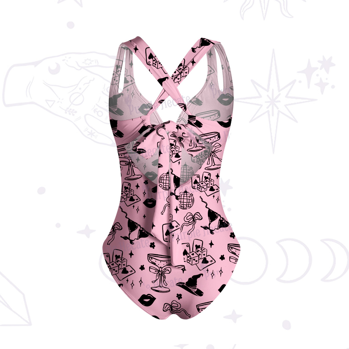 Purplehecate Witch’s Night Out One-Piece Swimsuit