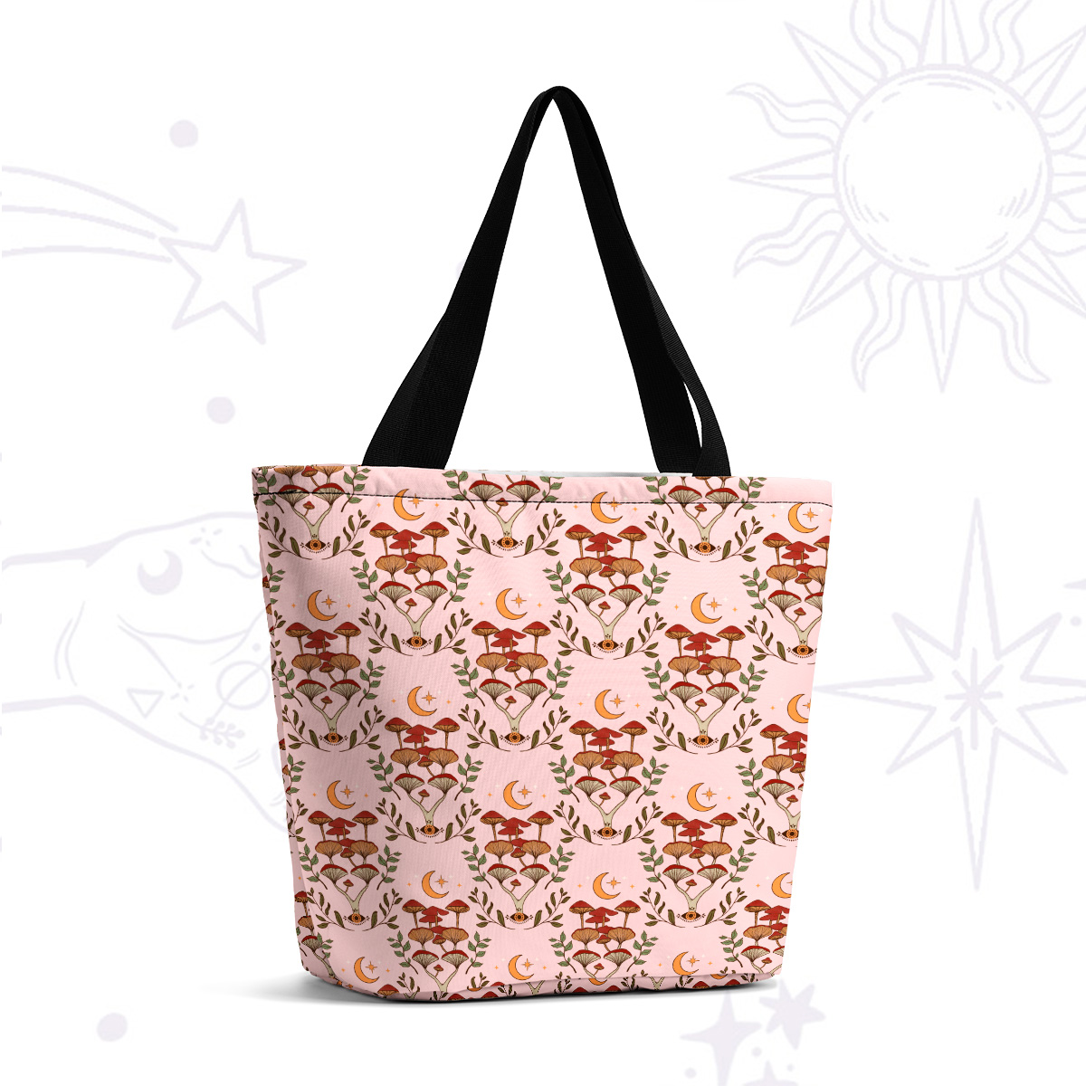[Copy]Purplehecate Magic of Sun and Moon Tote Shopping Bag