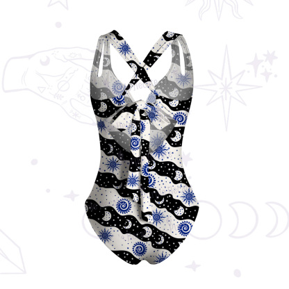 Purplehecate Starry Tides One-Piece Swimsuit