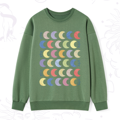 Purplehecate Every Phase Of Me Sweatshirt