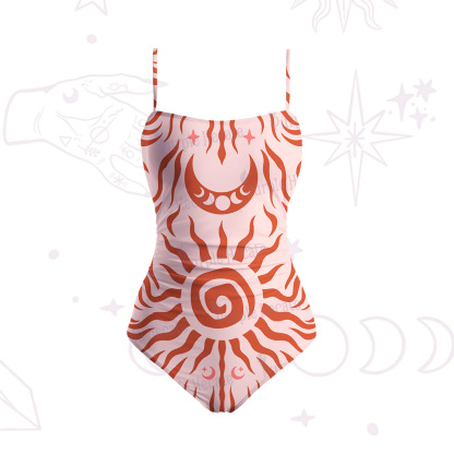 Purplehecate Solar Ritual Slim-Strap Swimsuit
