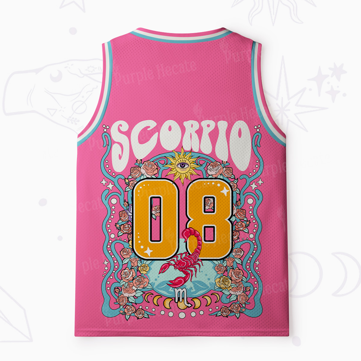 Purplehecate Scorpio Spirit Zodiac Mesh Jersey Tank Top