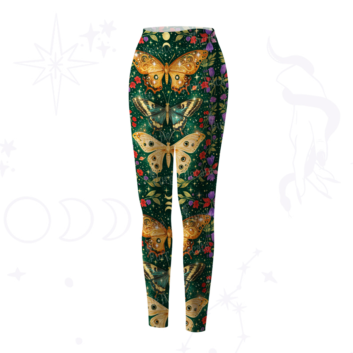 Purplehecate Mystic Butterfly Whisper Yoga Pants